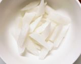 やみつき塩ダレ炒め味豚こま大根青椒肉絲風作り方6写真