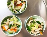 やみつき塩ダレ炒め味豚こま大根青椒肉絲風作り方11写真