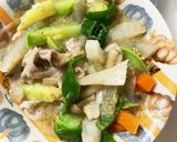 やみつき塩ダレ炒め味豚こま大根青椒肉絲風作り方16写真
