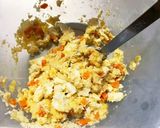 豆腐バーグ入南蛮漬け味豚こま乗せドーム蒸作り方4写真