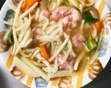 豆腐バーグ入南蛮漬け味豚こま乗せドーム蒸作り方20写真