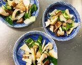 根菜牛丼風甘辛炒め味温野菜サラダ作り方11写真