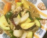 根菜牛丼風甘辛炒め味温野菜サラダ作り方15写真