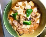 豚こま簡単旨辛炒め味麻婆豆腐茄子作り方19写真