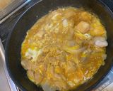 手作りタレで作る簡単親子丼作り方4写真