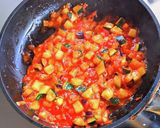 チキンソテー✿夏野菜のトマトソース作り方1写真