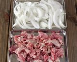 豚こまと玉ねぎのスパイシーポークチャップ作り方2写真