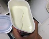 生クリ無しで絶品プリン風☆水切ヨーグルト作り方1写真