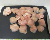鶏胸肉のガリマヨおろしポン酢青紫蘇焼き作り方1写真