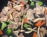 お弁当用☆肉野菜炒め/白だしガーリック作り方5写真