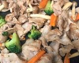 お弁当用☆肉野菜炒め/白だしガーリック作り方6写真