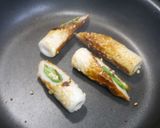 簡単！オクラちくわ☆ごま醤油風味作り方4写真