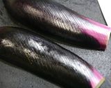 簡単！焼きナスのオクラ白だし煮作り方1写真