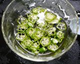 簡単！焼きナスのオクラ白だし煮作り方3写真