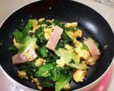 レタスとハムの卵炒め作り方4写真