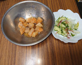 ヨウサマの減塩長芋漬物の揚げ焼きサラダ作り方6写真