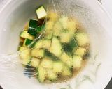 レンジお弁当用冷凍ズッキーニのグラッセ作り方3写真