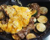 ズッキーニと豚肉の卵炒め作り方5写真