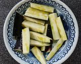 夏野菜☆レンちん茄子の塩だけナムル作り方2写真