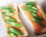 インゲン&オリーブチーズマヨピザトースト作り方4写真