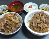 10分未満♪フライパンひとつで牛丼♪作り方16写真