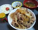 10分未満♪フライパンひとつで牛丼♪作り方17写真