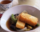 彩り野菜と厚揚げの♡揚げ出し豆腐風作り方8写真