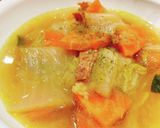 白菜と玉ねぎ大量消費!ほっとするスープ作り方10写真