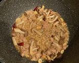 余ったそぼろでリメイクパスタ作り方2写真