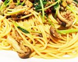 余ったそぼろでリメイクパスタ作り方3写真