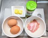 NEO目玉焼き！でベーコンエッグ作り方1写真