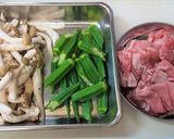 【バランス】豚肉とオクラのオイマヨ炒め作り方5写真
