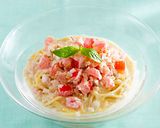 生ハムとレモンの冷製クリームパスタ作り方8写真
