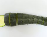 ズッキーニ豚ばらこんにゃく★味噌煮込み作り方1写真