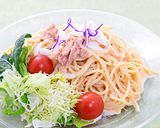 生ハムとレモンの冷製クリームパスタ作り方10写真