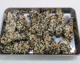 お弁当やおつまみに♪鮭のごま焼き作り方2写真