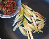 食べやすい！焼きミョウガのおかか和え作り方3写真