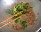 ブロッコリとツナのパスタ（ペペロンチーノ作り方4写真