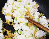 犬ご飯　たらとソラマメのチャーハン作り方3写真