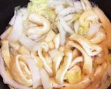 白菜と油揚げのお浸しと生わかめ乗せ蕎麦作り方3写真