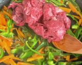奇跡的に簡単絶品！牛肉ピーマン人参炒め作り方5写真