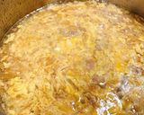 余り牛丼で！玉子雑炊風、ぶっかけご飯作り方3写真