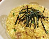 余り牛丼で！玉子雑炊風、ぶっかけご飯作り方4写真