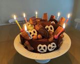 マッドチョコバースデーケーキ No2作り方3写真