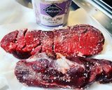 お取寄せ牛肉で作る デミグラステーキ作り方3写真