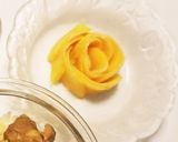 親子丼エビ&椎茸入り♡&花切マンゴー♡作り方9写真