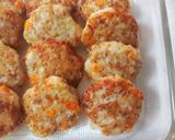 離乳食★手づかみ食べ★ふんわりハンバーグ作り方5写真