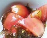 【簡単すぎる】もずくトマト作り方2写真