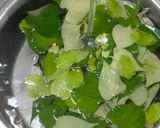 ドクダミとミントの薬草サラダ 大量消費作り方2写真