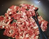 旦那絶賛！牛こまとほうれん草の簡単炒め作り方5写真